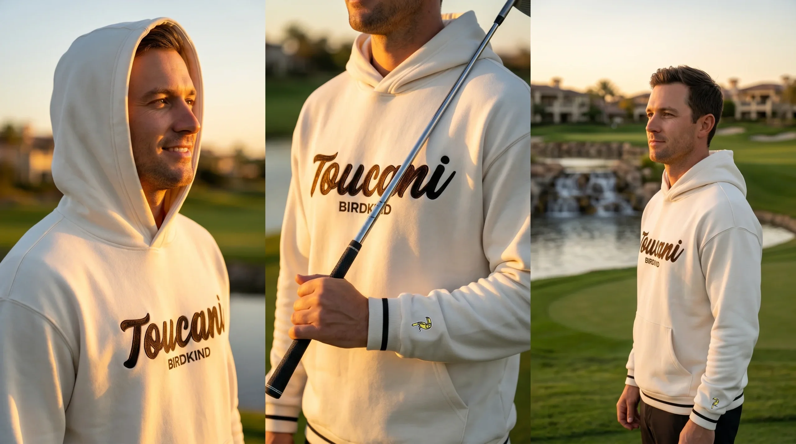 Albatross Foam White Hoodie - Image 3