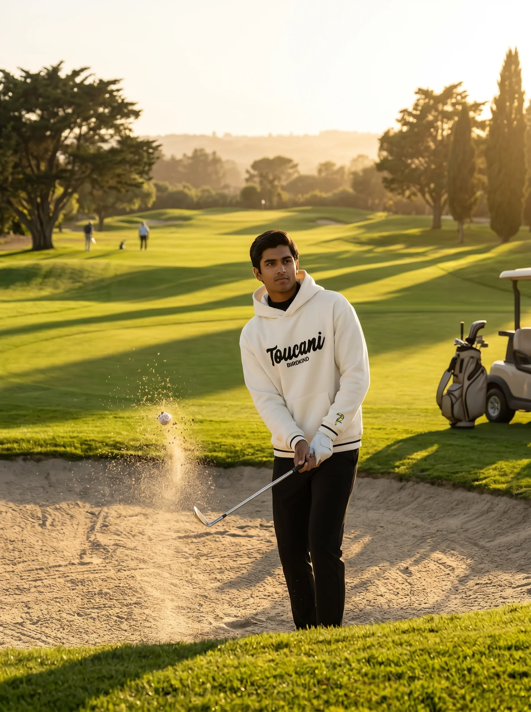 Albatross Foam White Hoodie - Image 6
