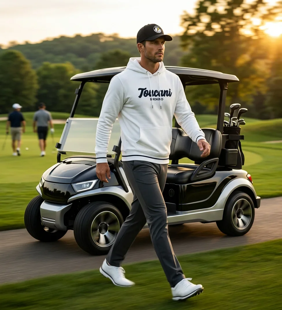 Albatross Foam White Hoodie - Image 9