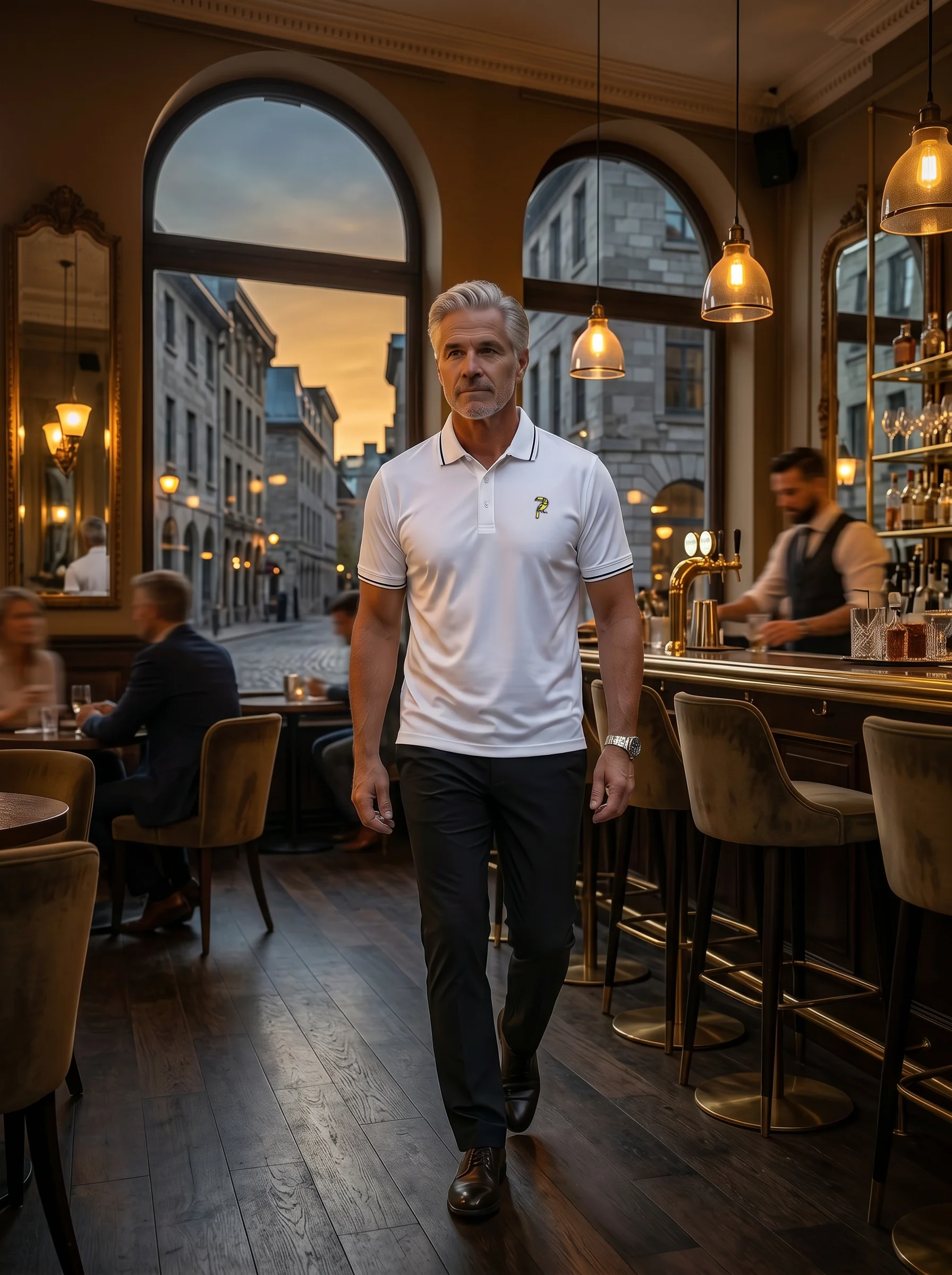 White Club Signature Polo - Image 9
