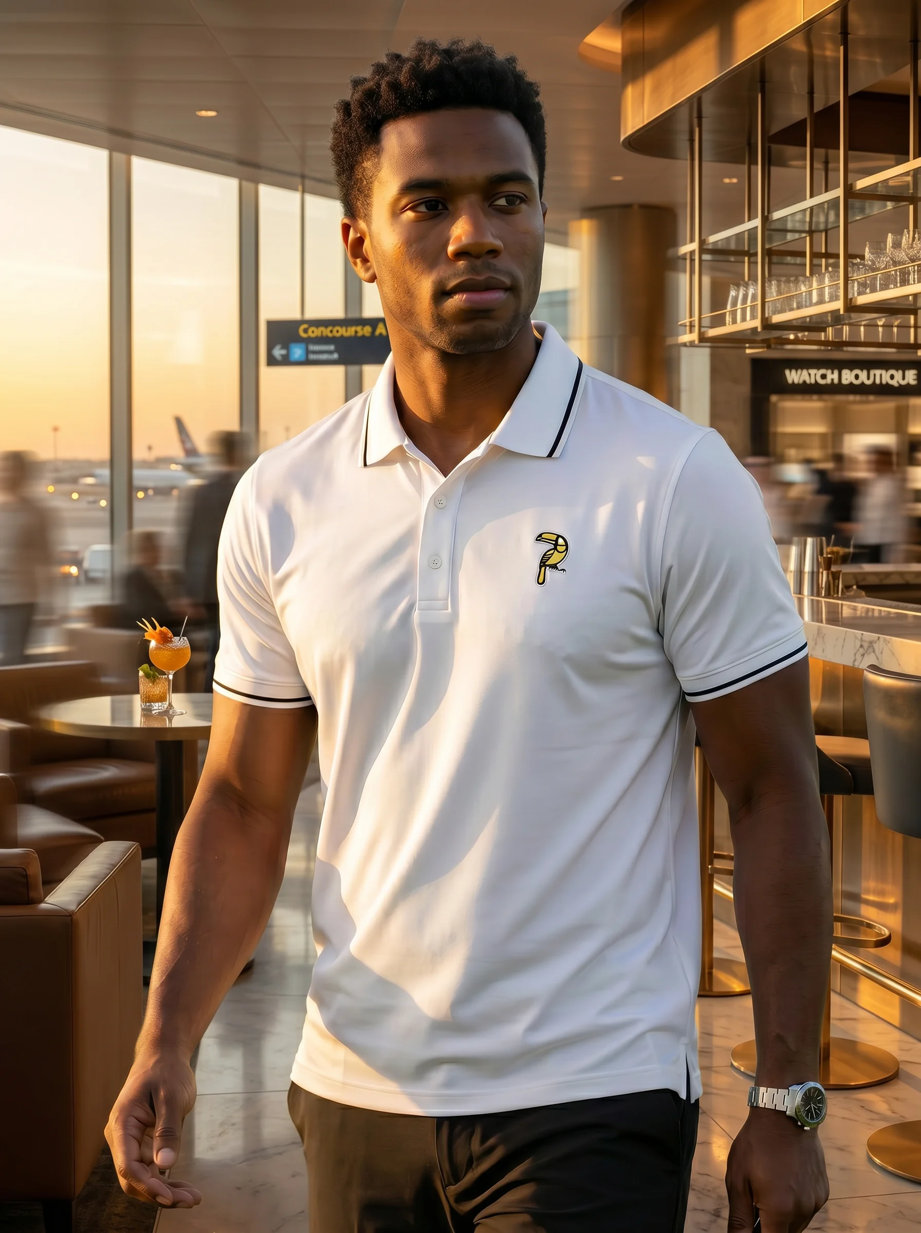 White Club Signature Polo - Image 10