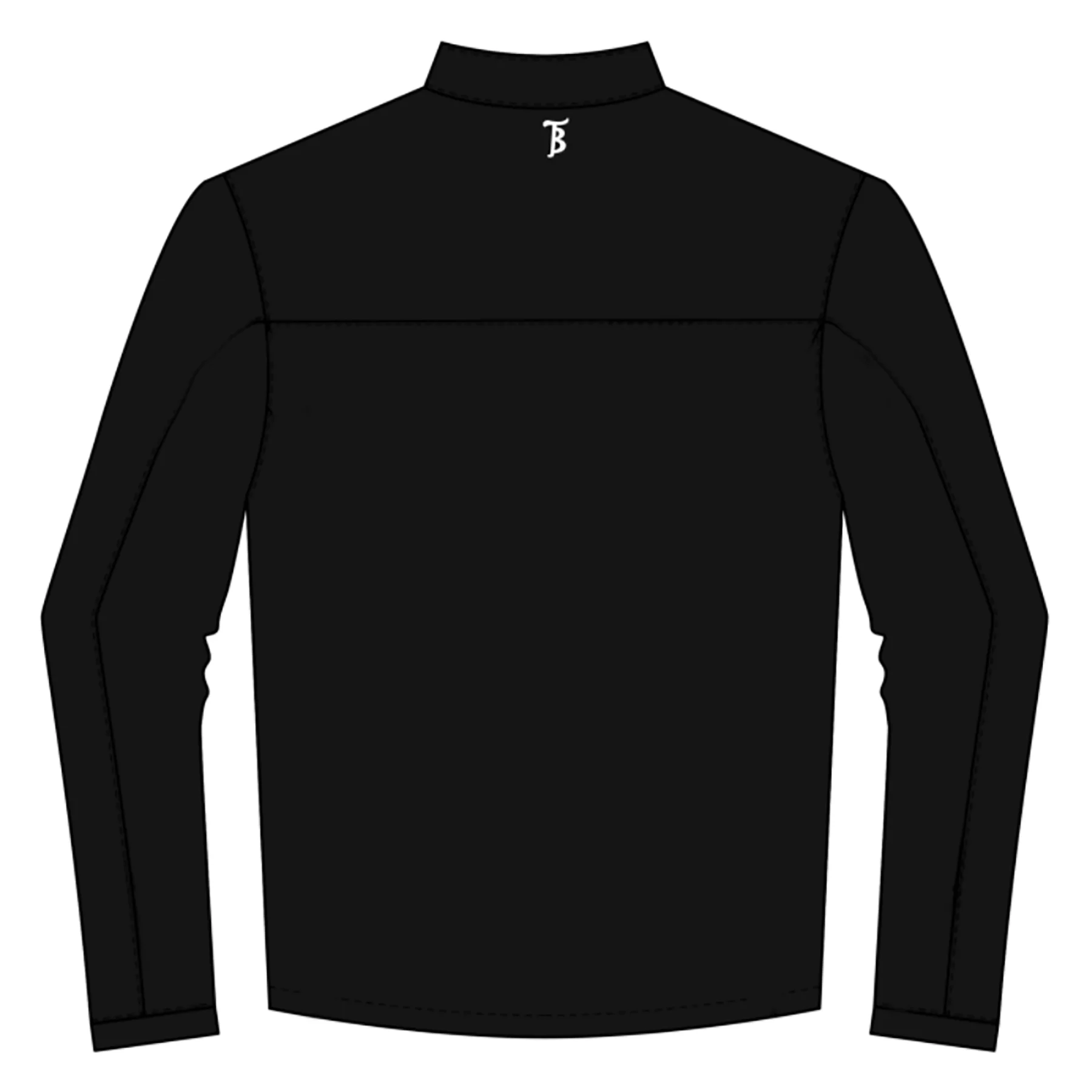 Black Aviator Quarter-Zip Pullover - Image 2